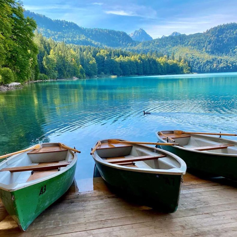 Rent a boat in Alpsee, Bavaria