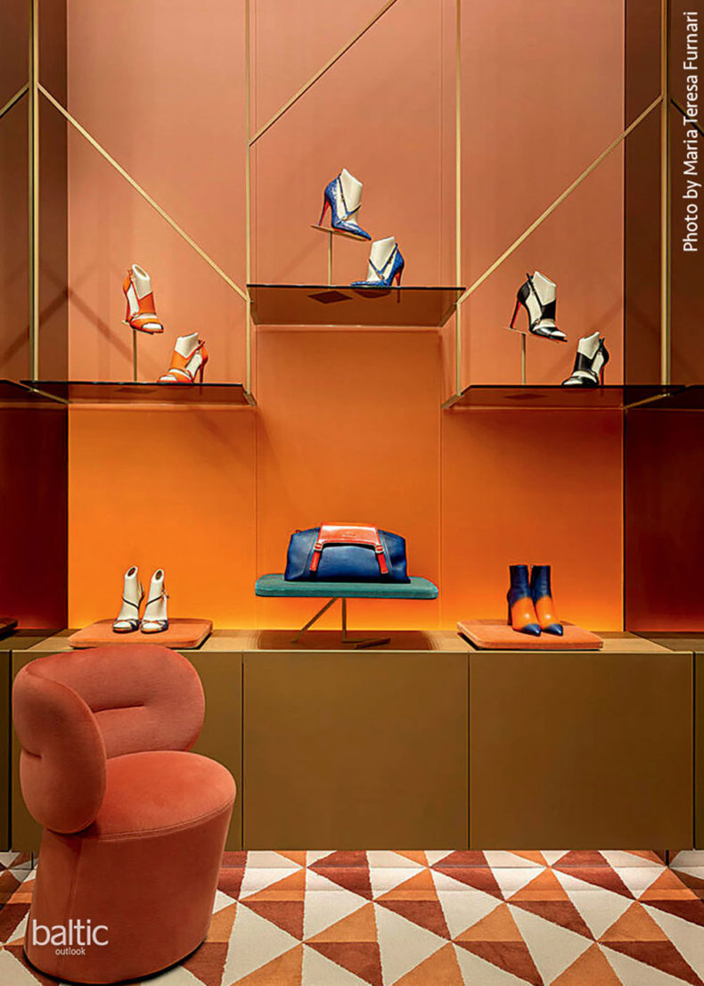 Santoni boutique for footwear lovers in Milan