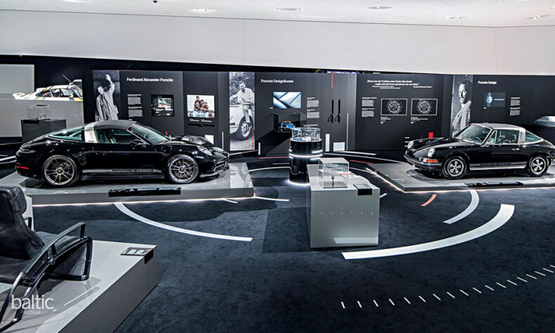 Nearly 100 cars exhibit at the Porsche Museum
