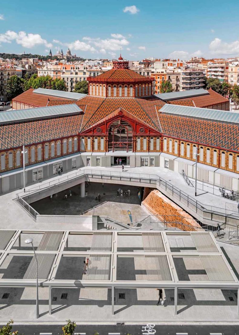 Pedestrian friendly neighbourhood of Sant Antoni