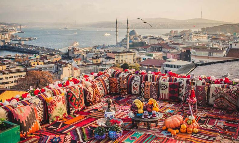 The ultimate Istanbul moment - to have a breakfast with a view
