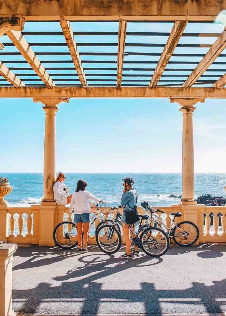 Boardwalk along the Atlantic Ocean at Foz do Douro