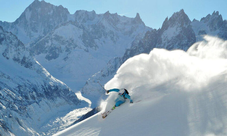Off-piste is a big thing in the French Alps