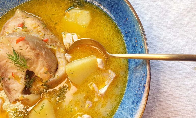 On of must-try romanian dish is storceag - fish soup