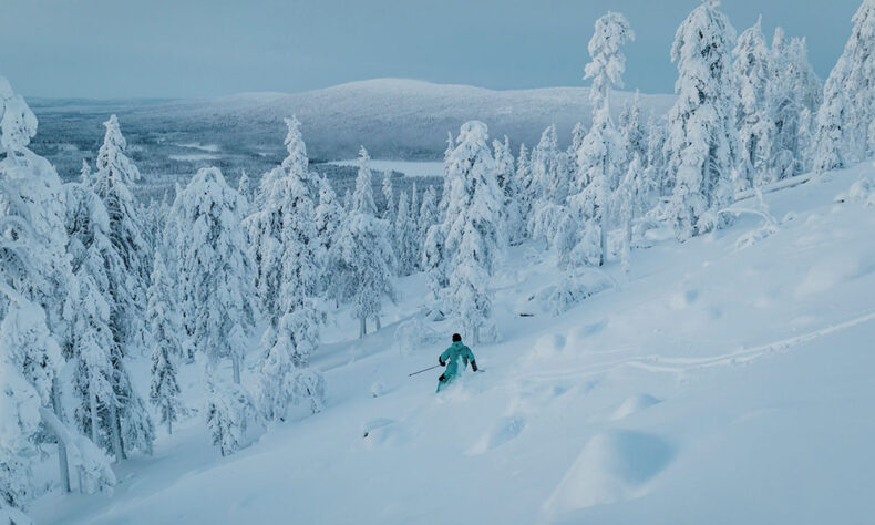 One of the largest ski resort in Finland - Levi ski resort