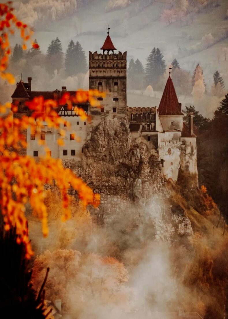 Stoker’s fantasy novel Dracula popularised the clifftop Bran Castle