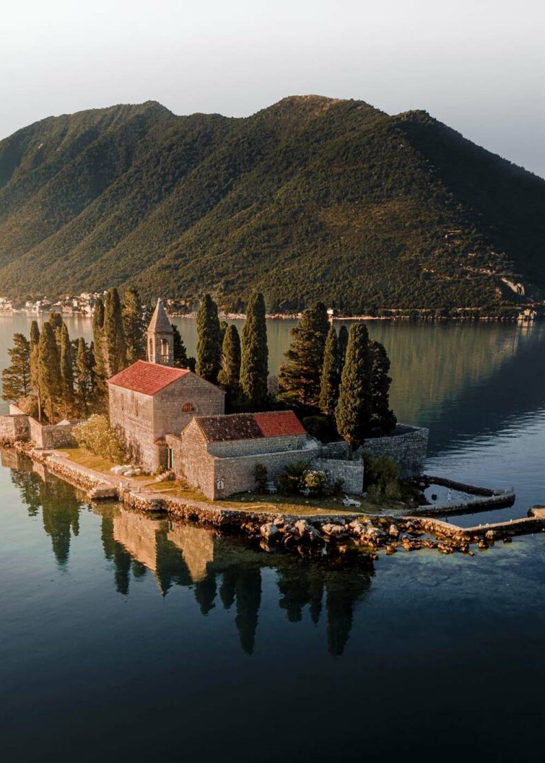 Find time to see Saint George Benedictine monastery on an islet in the Bay of Kotor