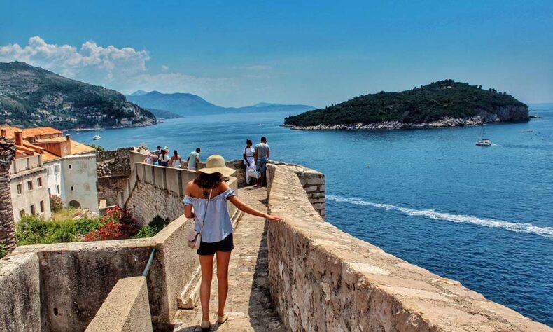 A first-time visit to Dubrovnik should begin with a circuit walk around the sturdy city walls