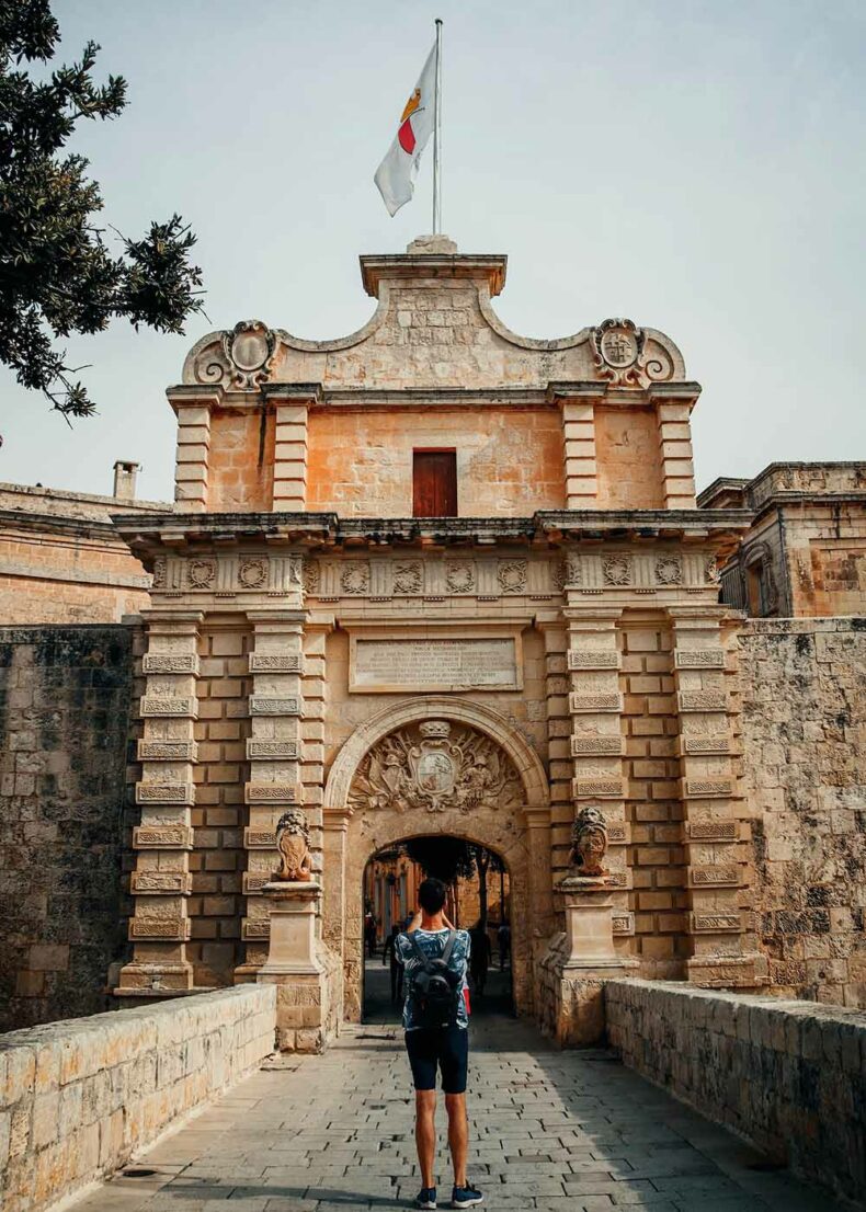 Be sure to take a picture with the iconic Mdina gate