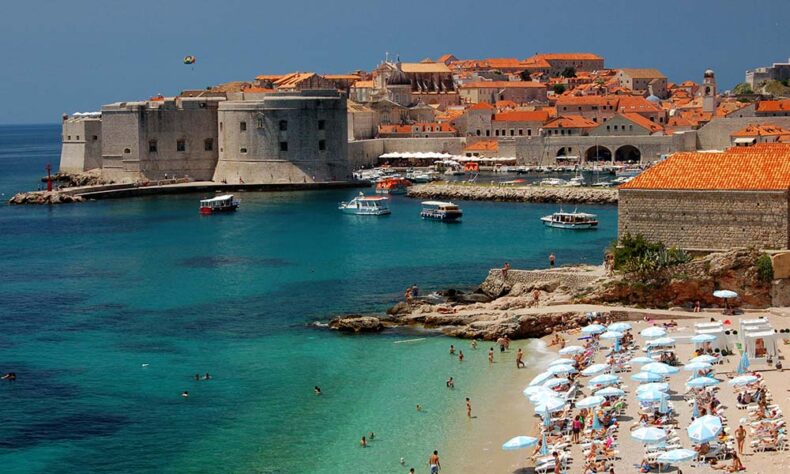 Cool off with a swim at Dubrovnik's most popular beach Banje