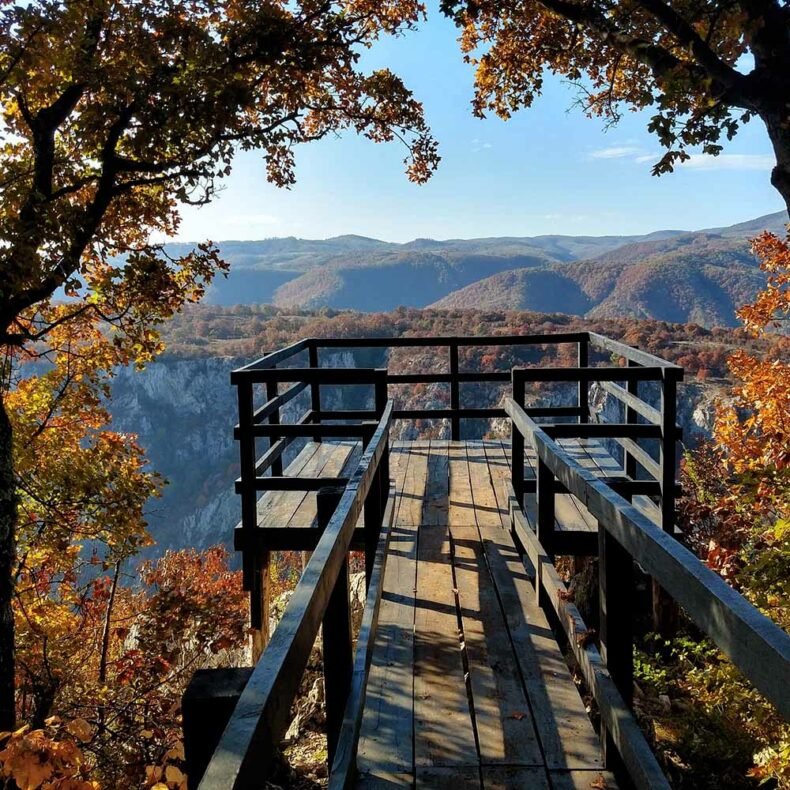 Đerdap National Park is home to one of Europe's largest river gorges