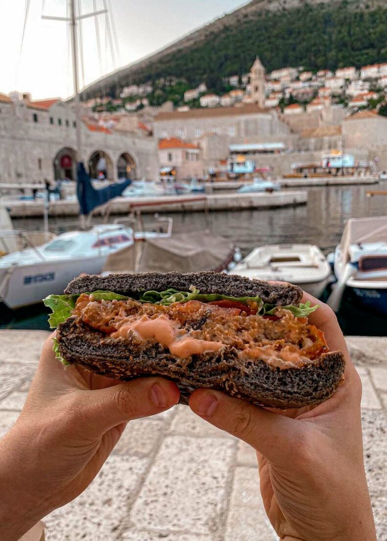 Dubrovnik is a great place where to try homemade octopus burgers for lunch at Barba