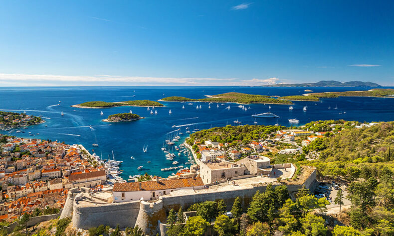Hvar is a Croatian island in the Adriatic Sea which is best known as a summer resort