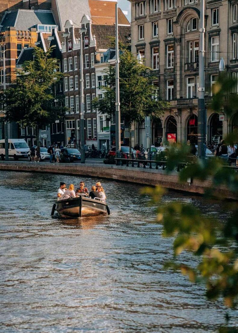 Naturally, Amsterdam is best enjoyed from the water
