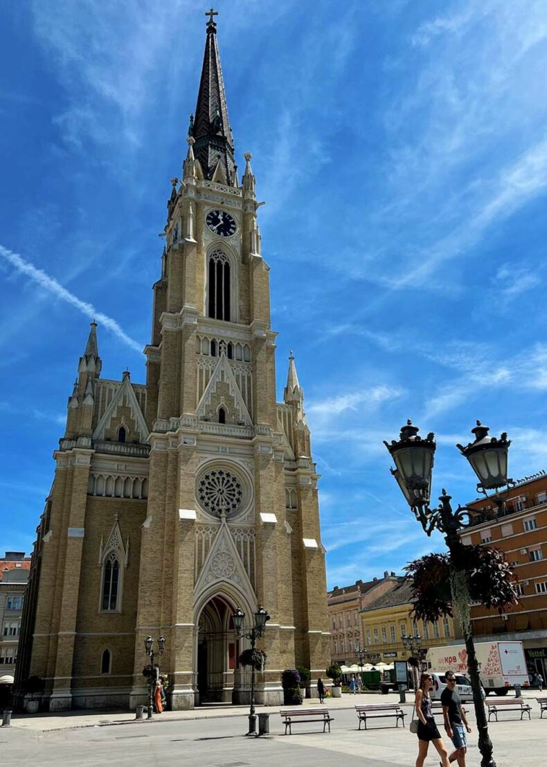 The Church of Mary's Name - a stunning Catholic church in the Novi sad centre