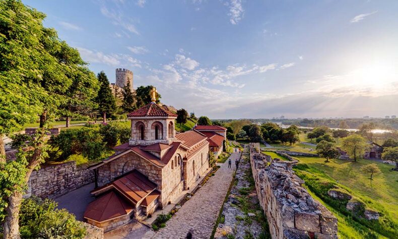 The Kalemegdan Fortress provides a glimpse into Serbia's past