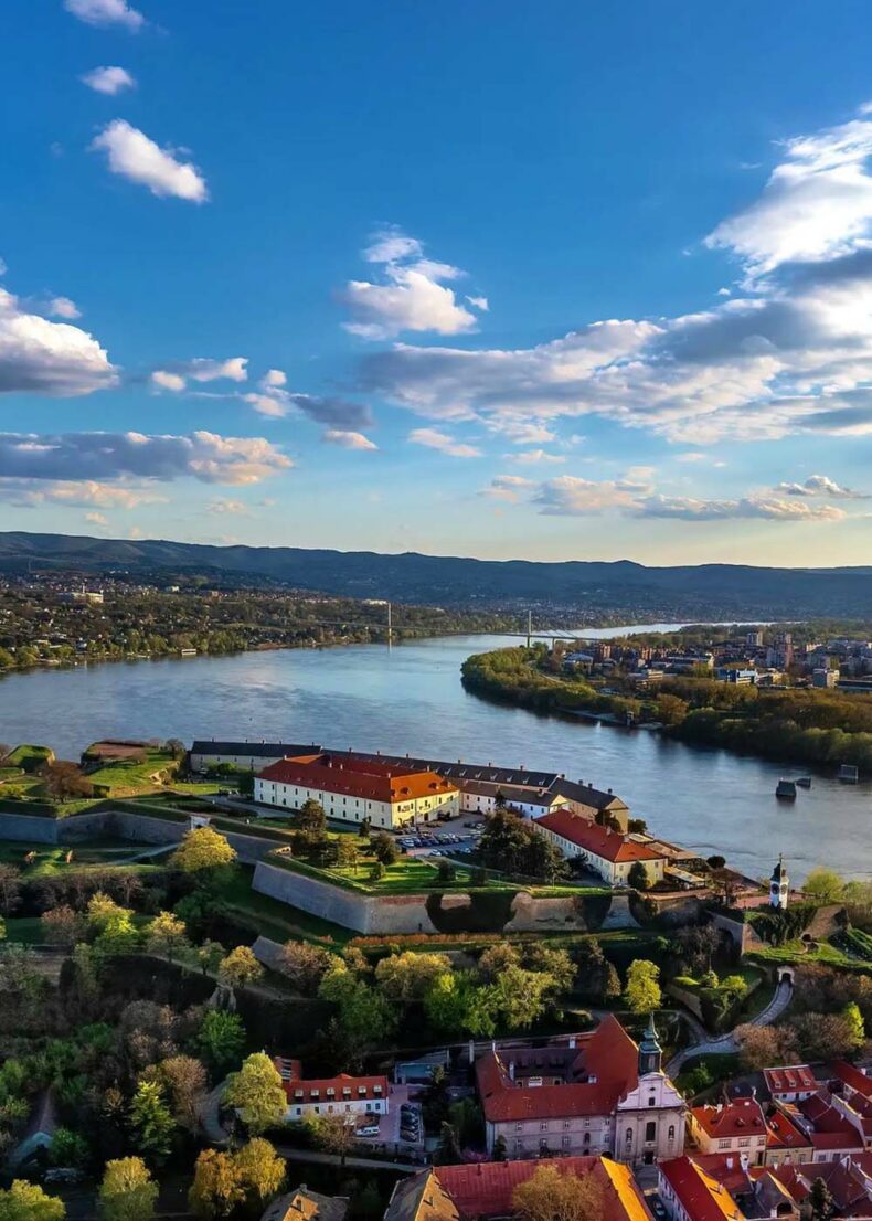 The picturesque Petrovaradin Fortress hosts the annual Exit festival