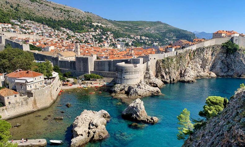 The proud medieval-walled city of Dubrovnik