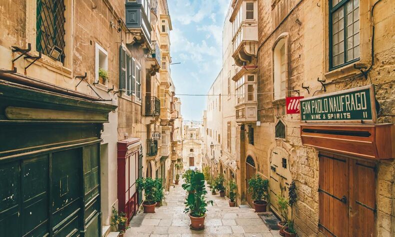 Valletta is like an open-air museum - influences from past rulers visible around every corner