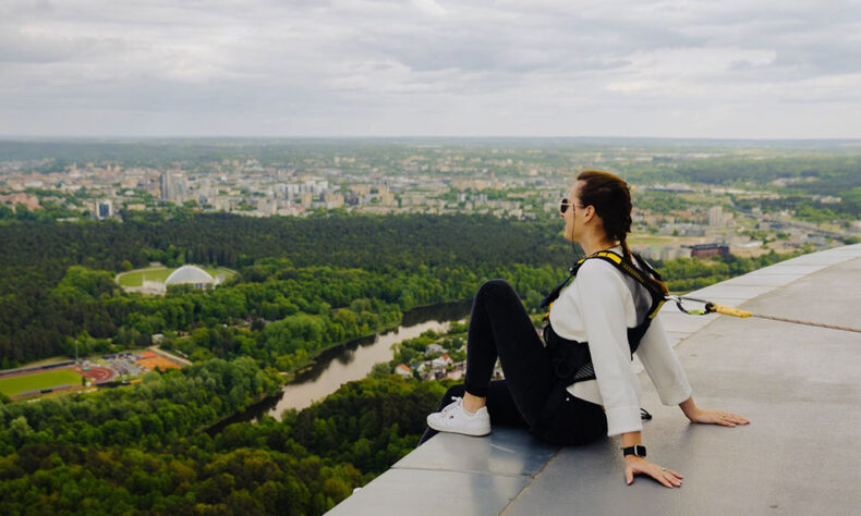 Vilnius TV Tower invites you to walk 170 metres above Vilnius