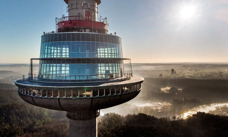 Vilnius TV tower is the eighth-highest TV tower in Europe