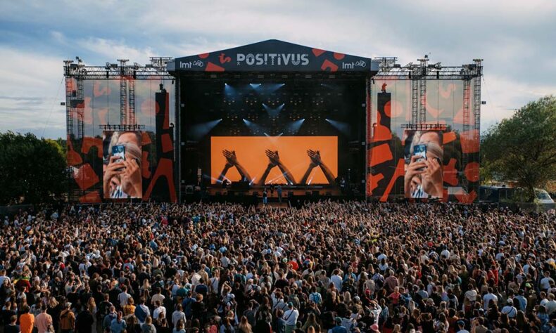 Enjoy great music and festival atmosphere at Positivus festival in Riga