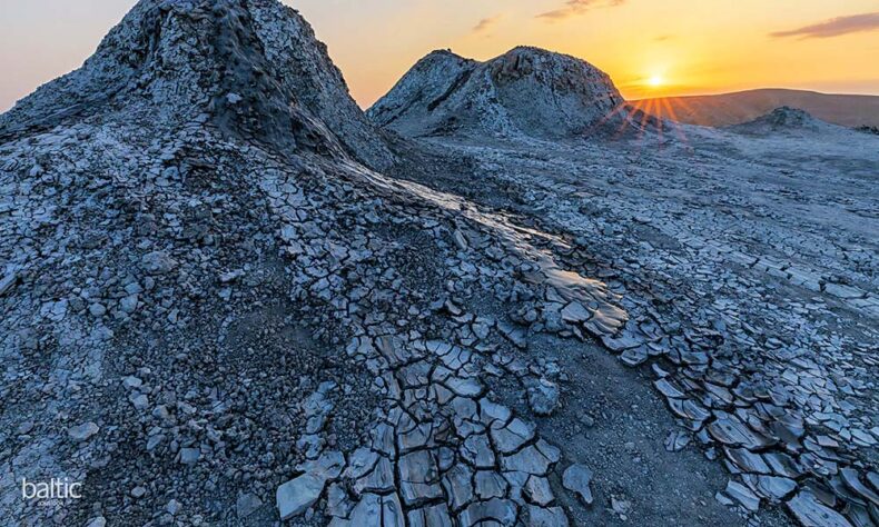 Gobustan is the land of mud volcanoes