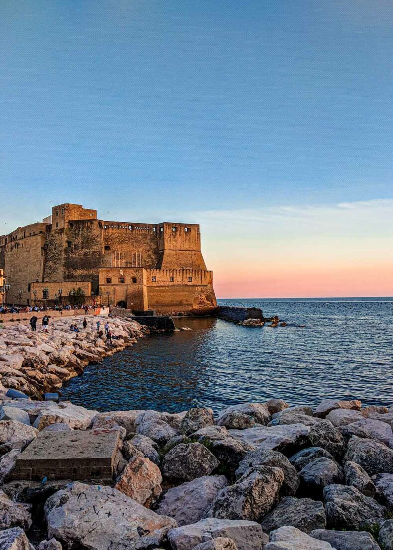 Imposing Castel dell'Ovo is the oldest standing fortification in the Naples city