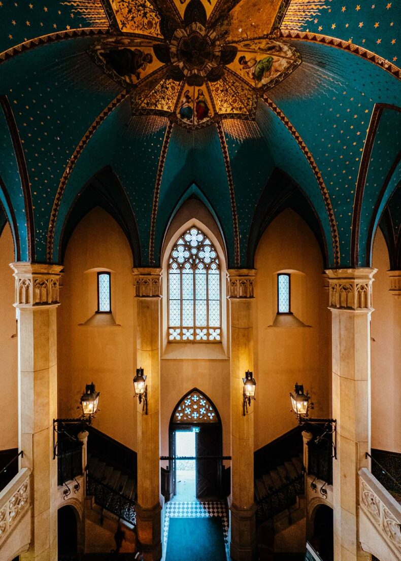 Marienburg Castle's lavish interiors are almost entirely preserved in their original state