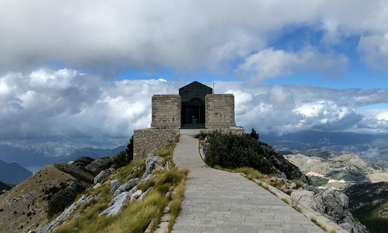 Njegos Mausoleum on the top Mount Lovćen