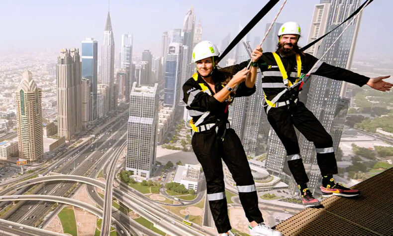 The true risk takers should try The Edge Walk at the Sky Views Dubai