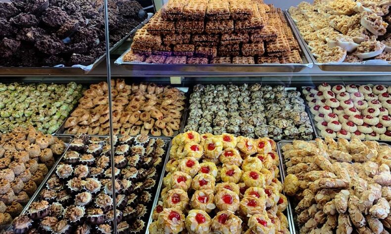 In Agadir, you will find a massive selection of sweets