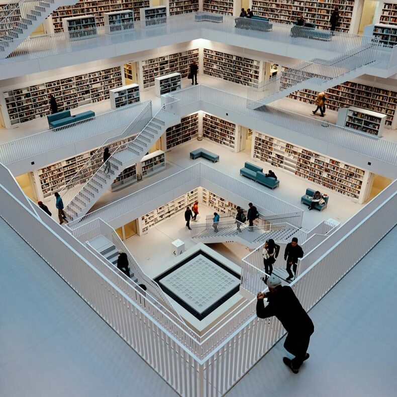 Stuttgart City Library are the most photographed building in Stuttgart