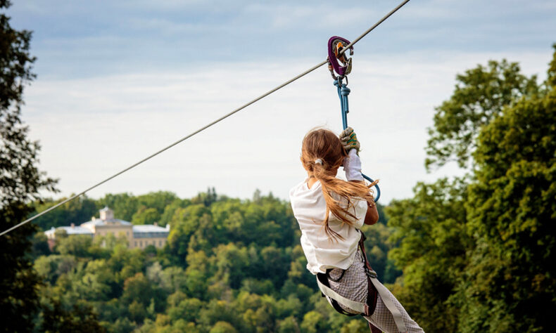 The adrenaline-packed Tarzāns Adventure Park will guarantee an active leisure