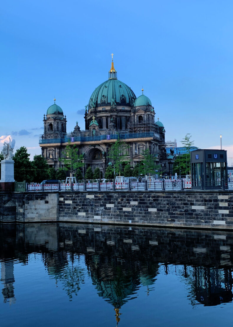 The monumental building - Berlin Dome, rises in the city's heart