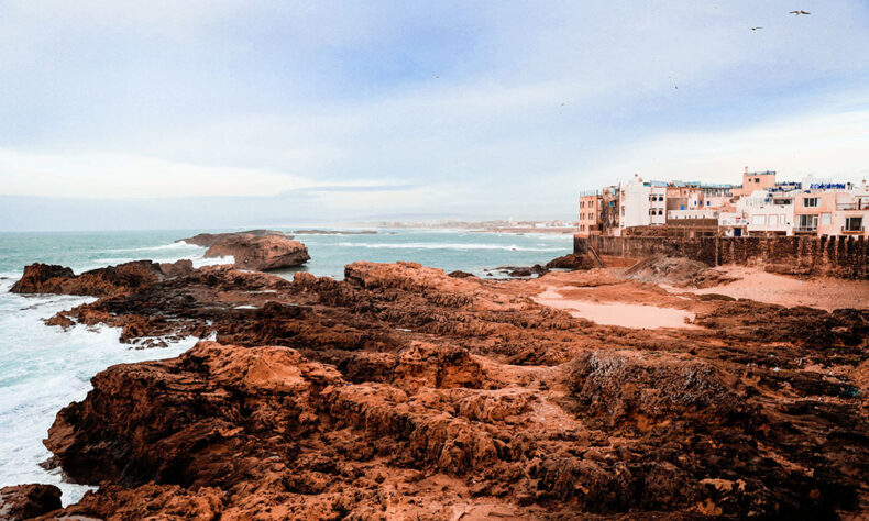 The oceanfront Essaouira with a postcard-perfect old town