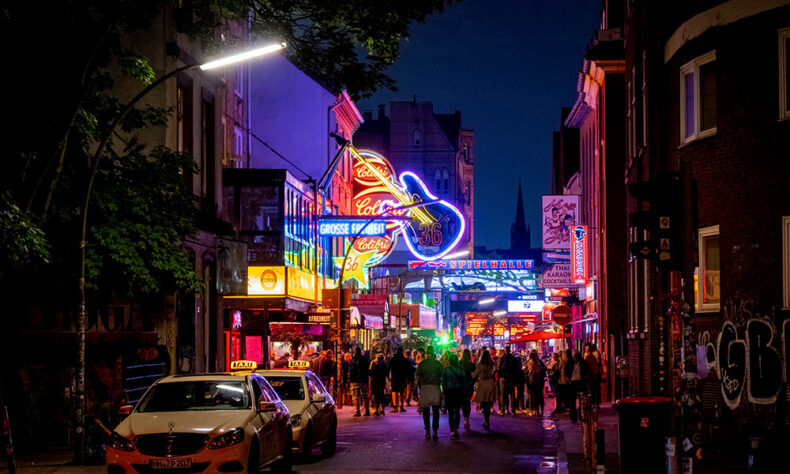 Visit the St. Pauli neighbourhood for nightlife and entertainment in Hamburg