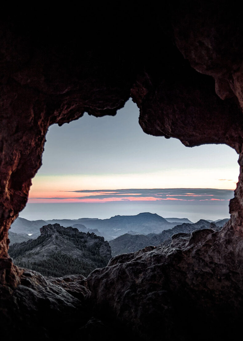 The view from the highest point in Gran Canaria