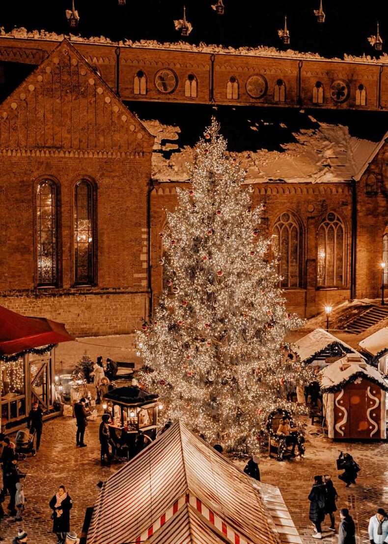 Every year, Doma Square in Riga hosts the main Christmas market