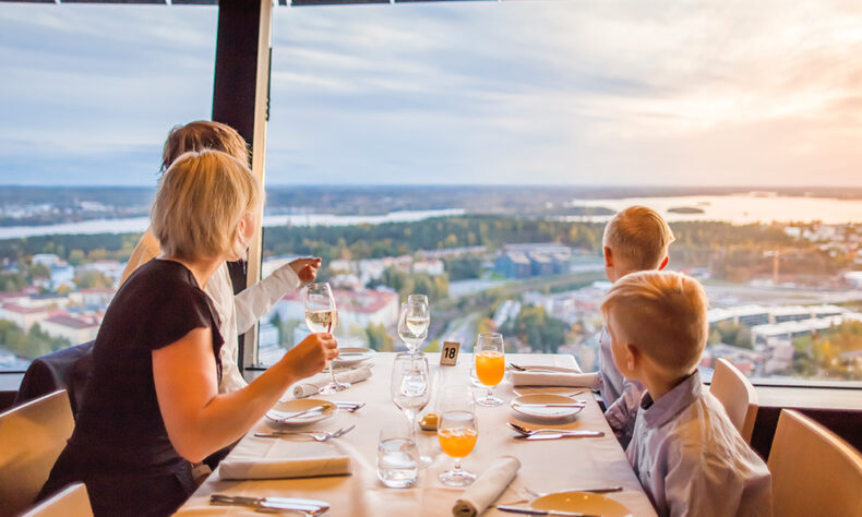 Restaurant Näsinneula also provides customers with spectacular views over Tampere