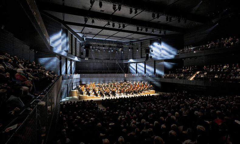 The Isarphilharmonie - Munich's most modern concert hall that hosts major classical and popular music concerts