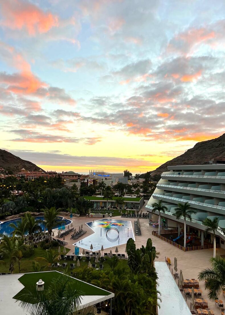 The view from the Radisson Blu Resort & Spa Gran Canaria Mogan