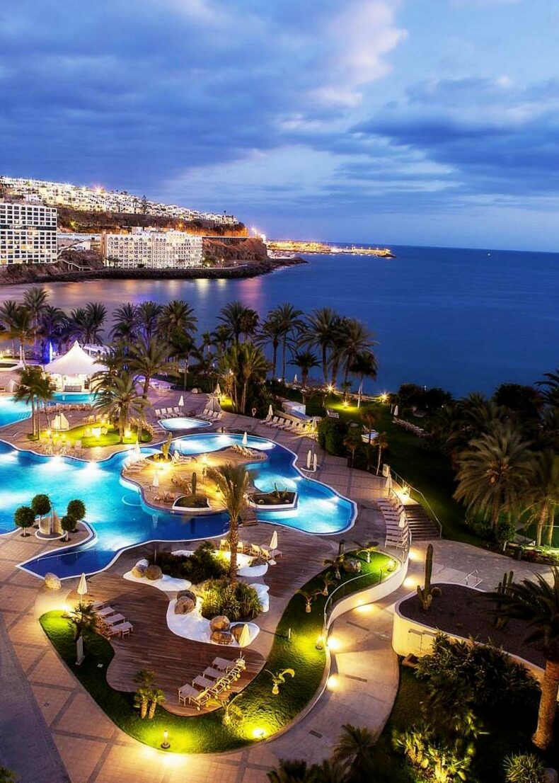 The view of mountains from the Radisson Blu Resort Gran Canaria