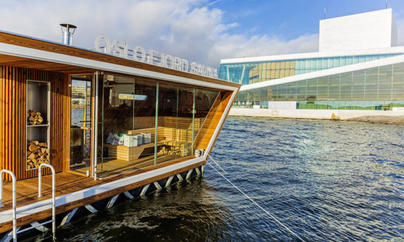 Treat yourself to a rejuvenating sauna session along the harbour at Oslo Fjord Sauna