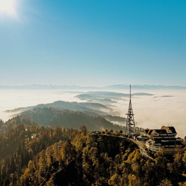 Uetliberg is known as the rooftop of Zurich