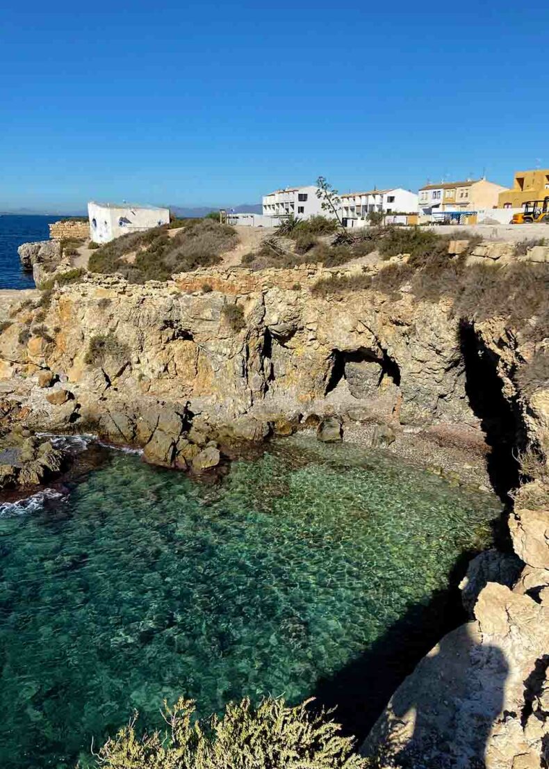 Tabarca Island is surrounded by clear water, which makes it a perfect place for snorkelling