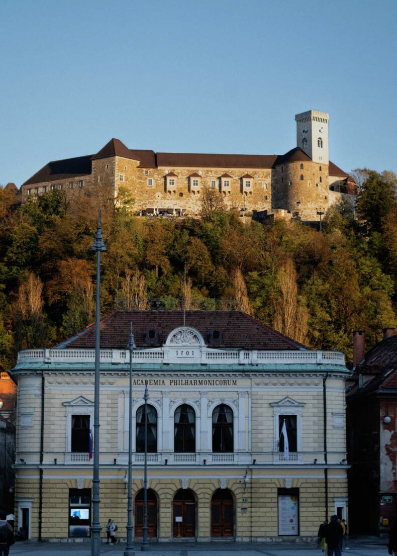 Head to the Ljubljana castle for the best view of the city