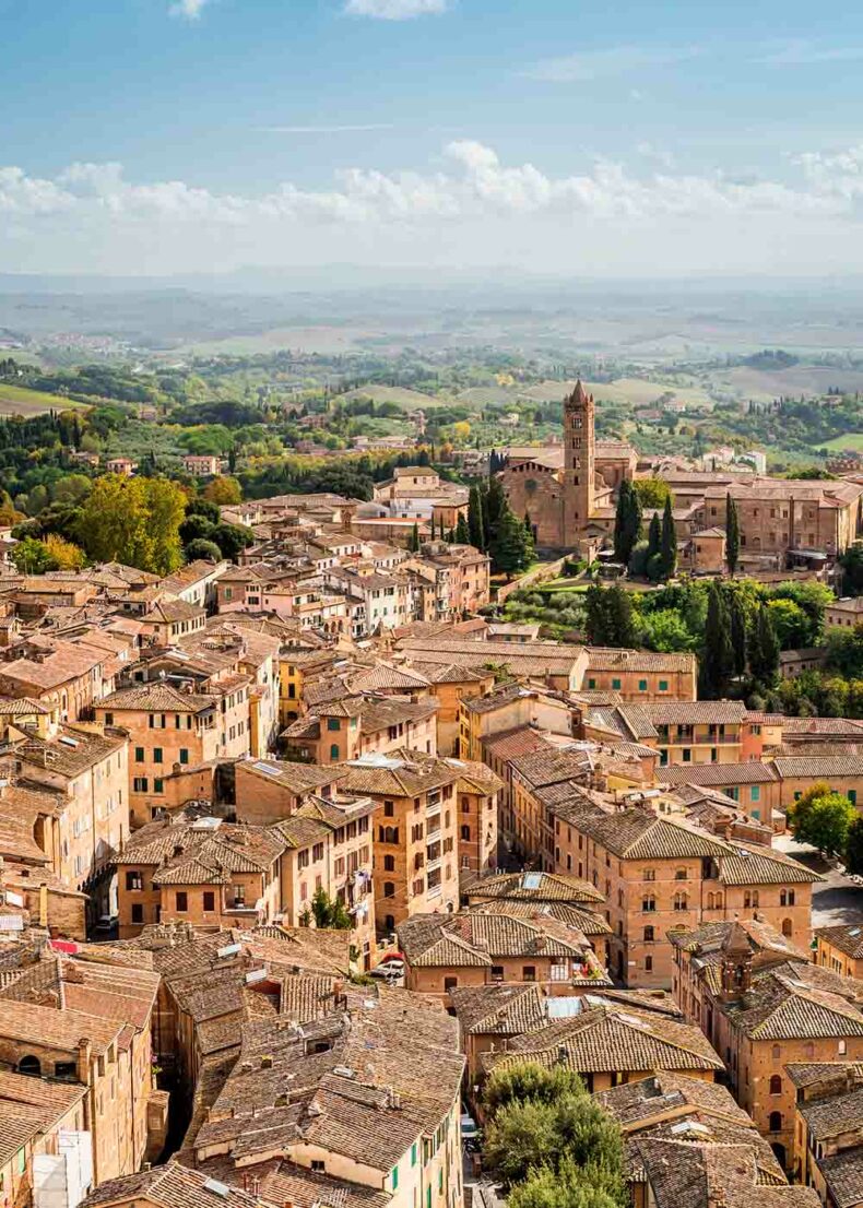 Enjoy the many medieval towns in Tuscany