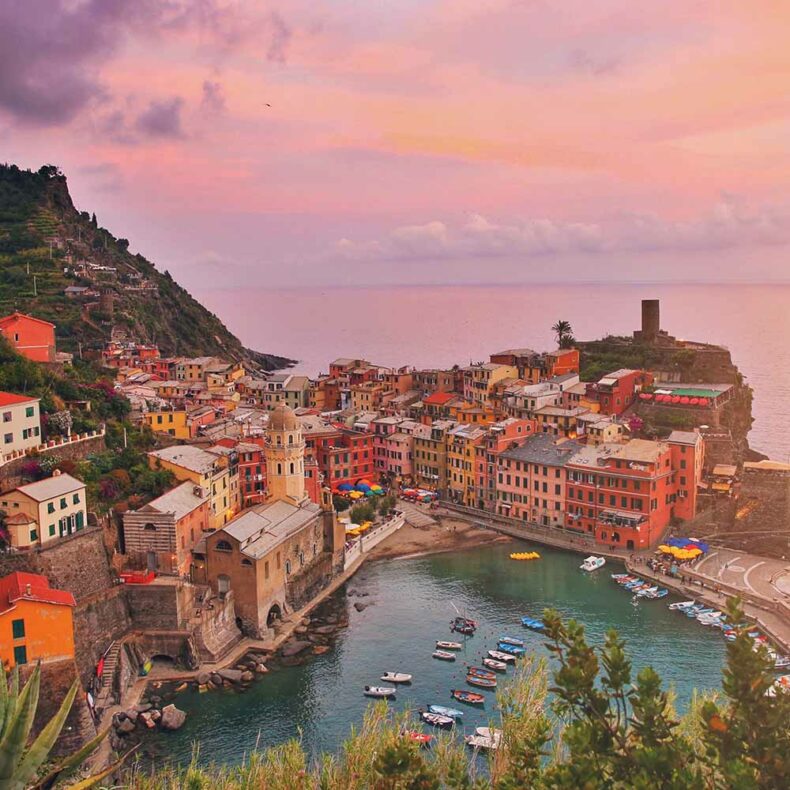 Vernazza is a small fishing village, one of the most characteristic villages in Cinque Terre