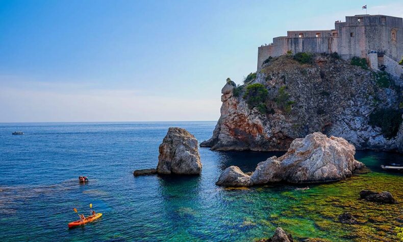 Kayaking is among the top things to do in Dubrovnik
